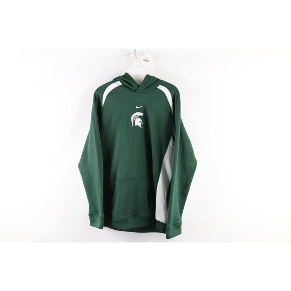 Vintage Nike XL Travis Scott Center Swoosh Michigan State University Hoodie - Picture 1 of 7